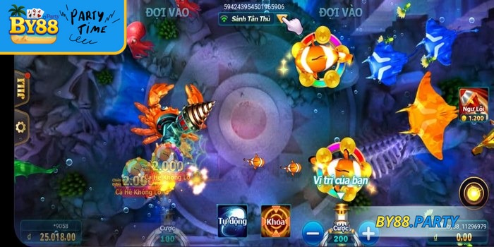 Hội viên nên duy trì tốc độ và phân bổ đạn vào boss bắn cá BY88