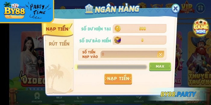 Người dùng có thể tra cứu lịch sử nạp/rút