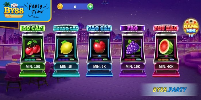 Mini slot BY88 có chủ đề độc đáo mang phong cách riêng 