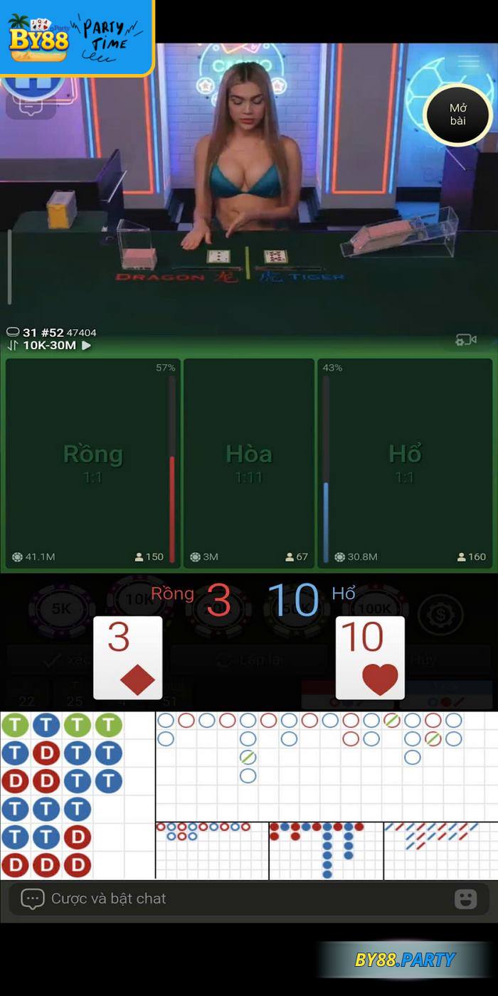 Trong tích tắc người chơi đã biết ván thắng thuộc bên nào