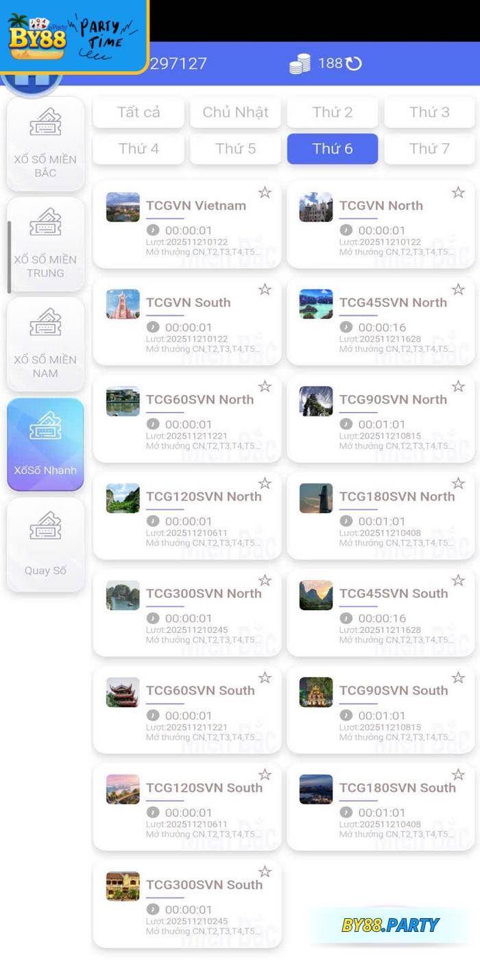 Xổ số nhanh BY88 đem đến trải nghiệm cực nhanh