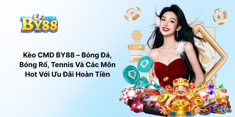 Kèo CMD BY88 – Bóng Đá, Bóng Rổ, Tennis Và Các Môn Hot Với Ưu Đãi Hoàn Tiền